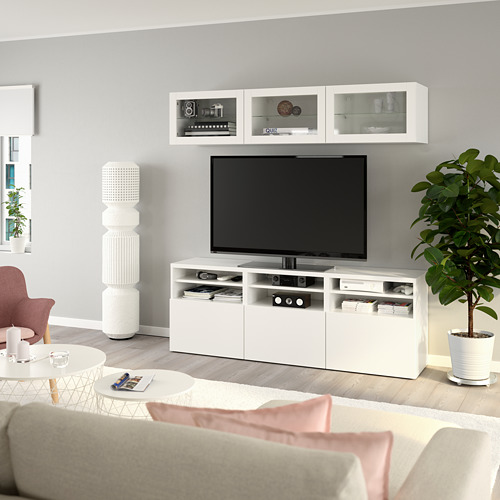 BESTÅ, TV storage combination with drawer rail, soft close. 8 of 12 open dialog