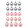 Select colour variation: pink/silver color