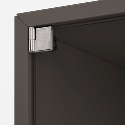 Measurement Illustration - EKET wall mounted cabinet with glass door