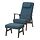 Select colour variation: walnut effect/Axvall dark gray-blue