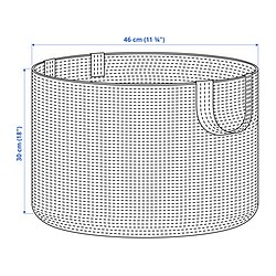 Measurement Illustration - KÄLKEN basket