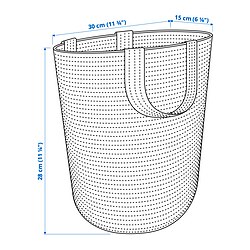 Measurement Illustration - KÄLKEN hanging basket