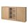 Select colour variation: Oak veneer / clear glass