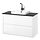 Current variation: High-gloss white / black marble effect