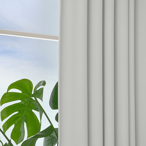 KORGMOTT, cortinas opacas, 1 par. 3 de 8 abrir diálogo