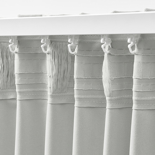 KORGMOTT, cortinas opacas, 1 par. 5 de 8 abrir diálogo
