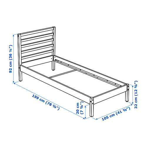 TARVA, bed frame. 7 of 7 open dialog