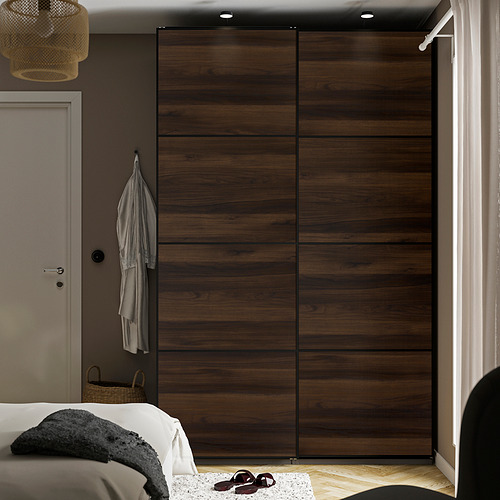 PAX / MEHAMN, wardrobe with sliding doors. 2 of 5 open dialog