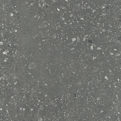 Encimera duradera de laminado gris moteado con un patrón sutil, perfecta para cocinas modernas.