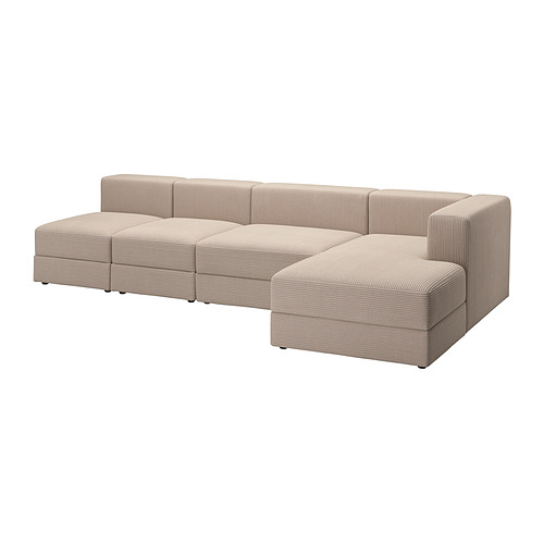 JÄTTEBO, 4.5-seat modular sofa with chaiselongue right. 1 of 11 open dialog