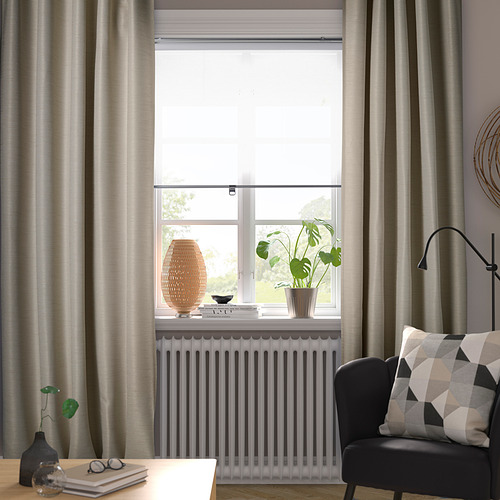 VILBORG, cortinas semiopacas, 1 par. 2 de 5 abrir diálogo
