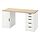 Select colour variation: White stained oak effect / white