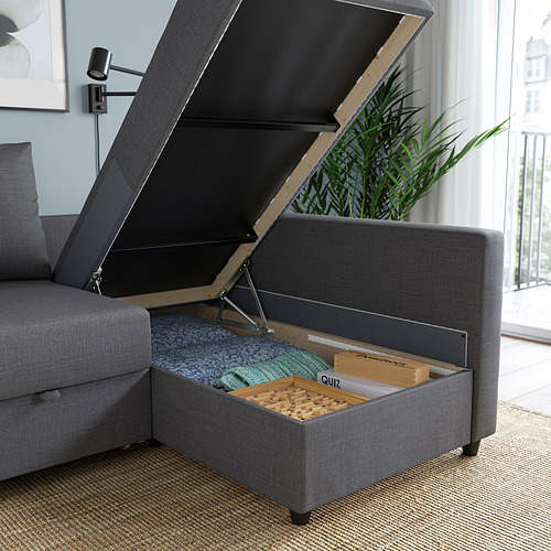 FRIHETEN, sleeper sectional,3 seat w/storage. 9 of 12 open dialog
