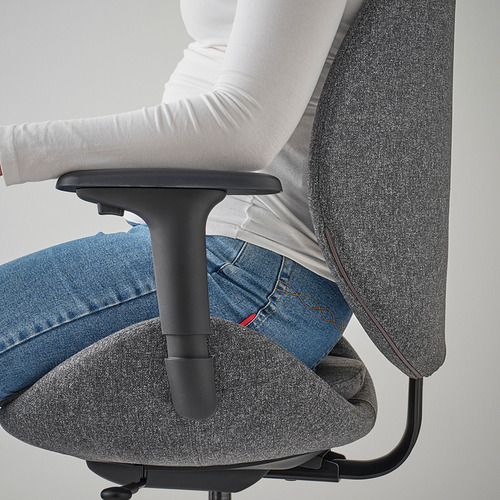 HATTEFJÄLL, office chair with armrests. 5 of 10 open dialog