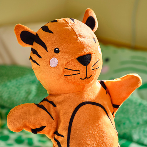 NATTHÄGER, 3-piece hand puppet set. 5 of 6 open dialog