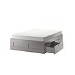 BRIMNES bed frame with storage 