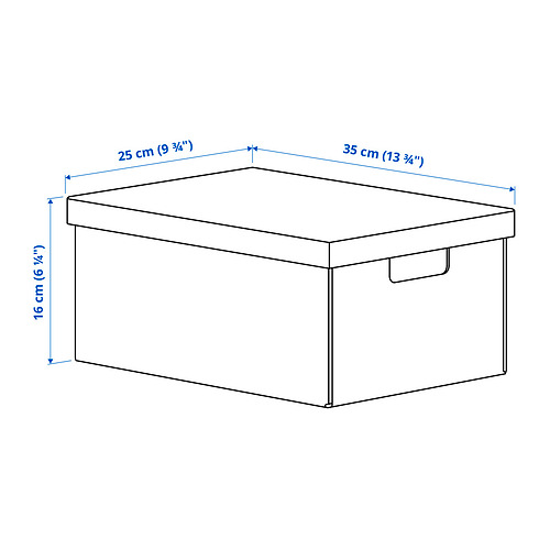 FJÄDERHARV, storage box with lid. 10 of 10 open dialog