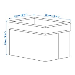 Ilustración de medidas - DRÖNA caja