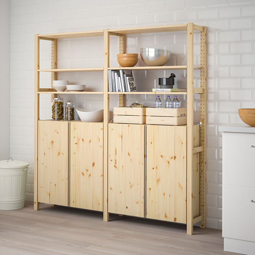 IVAR, shelving unit with cabinet. 2 of 7 open dialog