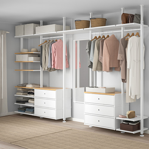 ELVARLI, 5 section shelf unit. 2 of 7 open dialog