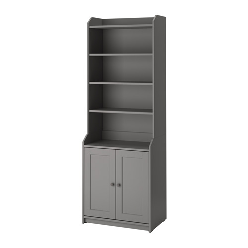 HAUGA, high cabinet with doors. 1 of 9 open dialog
