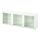 Select colour variation: White / GLASSVIK light green clear glass