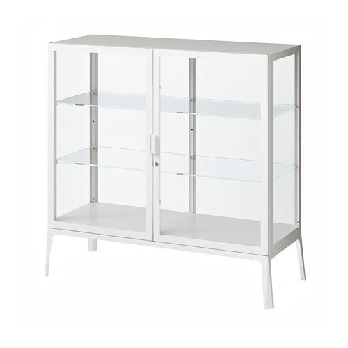 MILSBO, glass-door cabinet. 1 of 6 open dialog