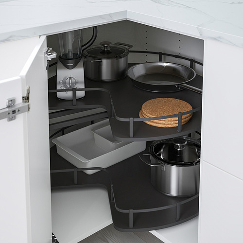 UTRUSTA, corner base cabinet carousel. 2 of 2 open dialog