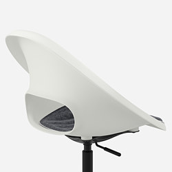 Measurement Illustration - LOBERGET/MALSKÄR swivel chair with pad
