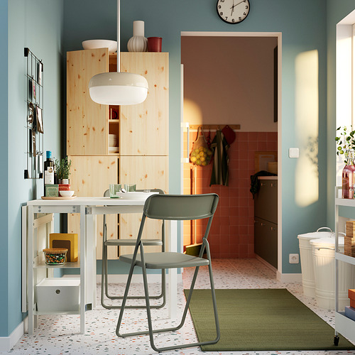 VIHALS, drop leaf dining table. 2 of 9 open dialog