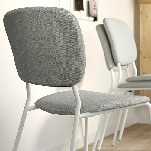 VIHALS, extendable dining table and 6 chairs. 6 of 9 open dialog