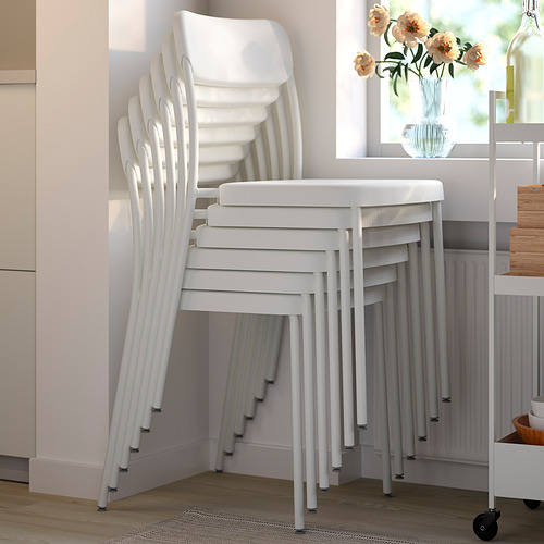 VIHALS, extendable dining table and 6 chairs. 5 of 8 open dialog