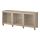 Select colour variation: White stained oak / SINDVIK white stained oak clear glass