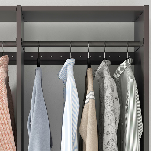 SKYTTA / AURDAL, reach-in wardrobe with sliding door. 3 of 5 open dialog