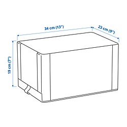 Measurement Illustration - HEMMAFIXARE shoe box
