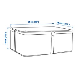 Ilustración de medidas - HEMMAFIXARE caja