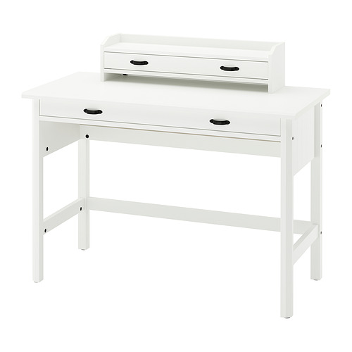 BRYTNING, desk with add-on unit. 1 of 4 open dialog