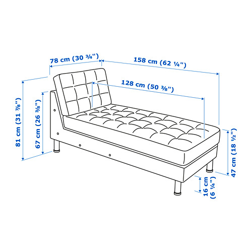 MORABO, chaise longue, extension module for sofa. 4 of 4 open dialog