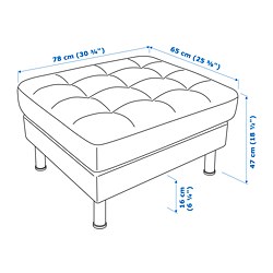 Measurement Illustration - MORABO ottoman