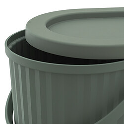 Measurement Illustration - DAMMÄNG bin with lid