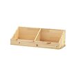 IVAR box shelf with divider 