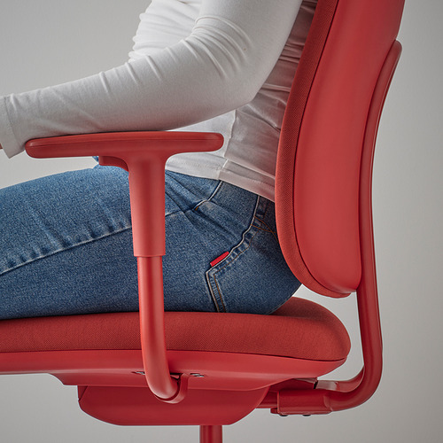 SMÖRKULL, office chair with armrests. 5 of 10 open dialog
