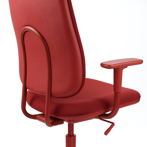 SMÖRKULL, office chair with armrests. 7 of 10 open dialog