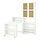 Select colour variation: White / woven bamboo