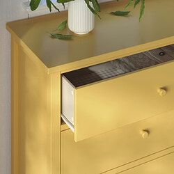Measurement Illustration - GULLABERG 6-drawer dresser