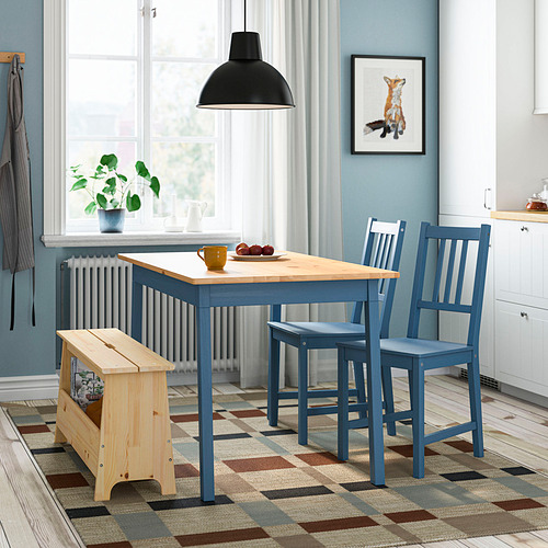 PINNTORP / PERJOHAN, table with 2 chairs and bench. 2 of 11 open dialog