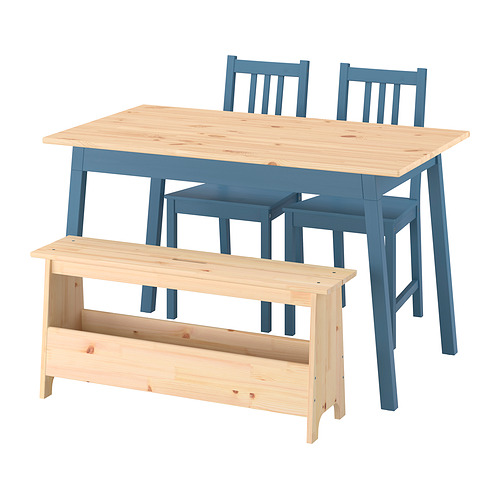 PINNTORP / PERJOHAN, table with 2 chairs and bench. 1 of 11 open dialog