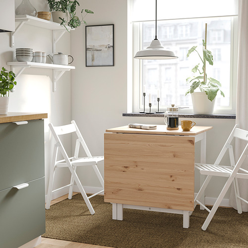 PINNTORP / FRÖSVI, table and 2 folding chairs. 2 of 7 open dialog