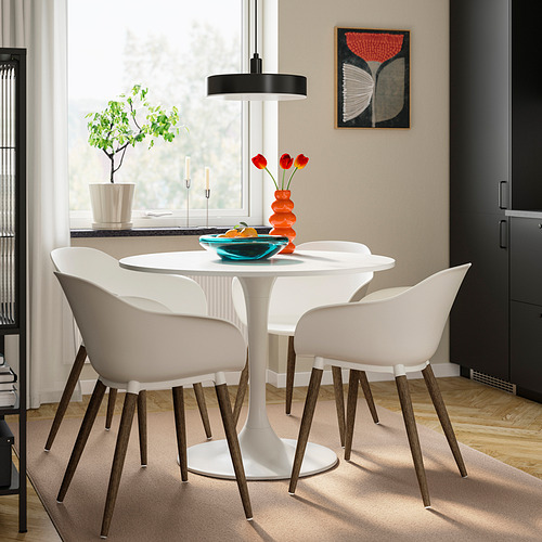 DOCKSTA / GRÖNSTA, table and 4 armchairs. 2 of 6 open dialog