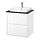 Select colour variation: high gloss white/black marble effect